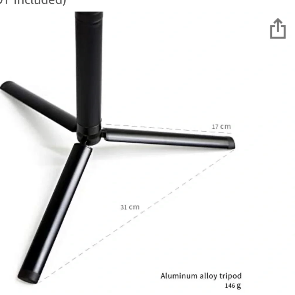 MAXCAM Selfie Stick Tripod Extension Rod portable travel purse